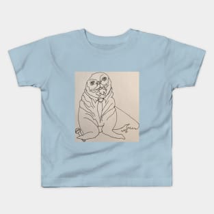 ARSTees Cartoon Bert Kreischer Baby Walrus Kids T-Shirt